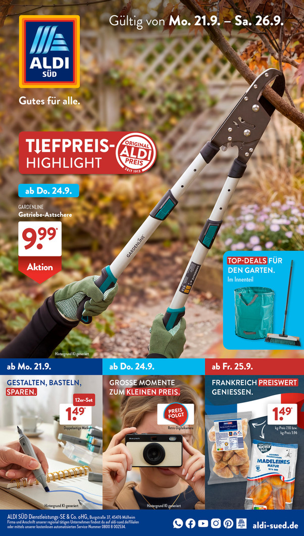 Cover: ALDI SÜD · KW 39/2026