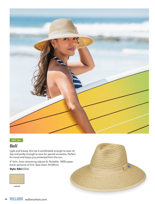 Adjustable Tie-back Sun Visor For Hiking And Beach Wallaroo  display picture 1
