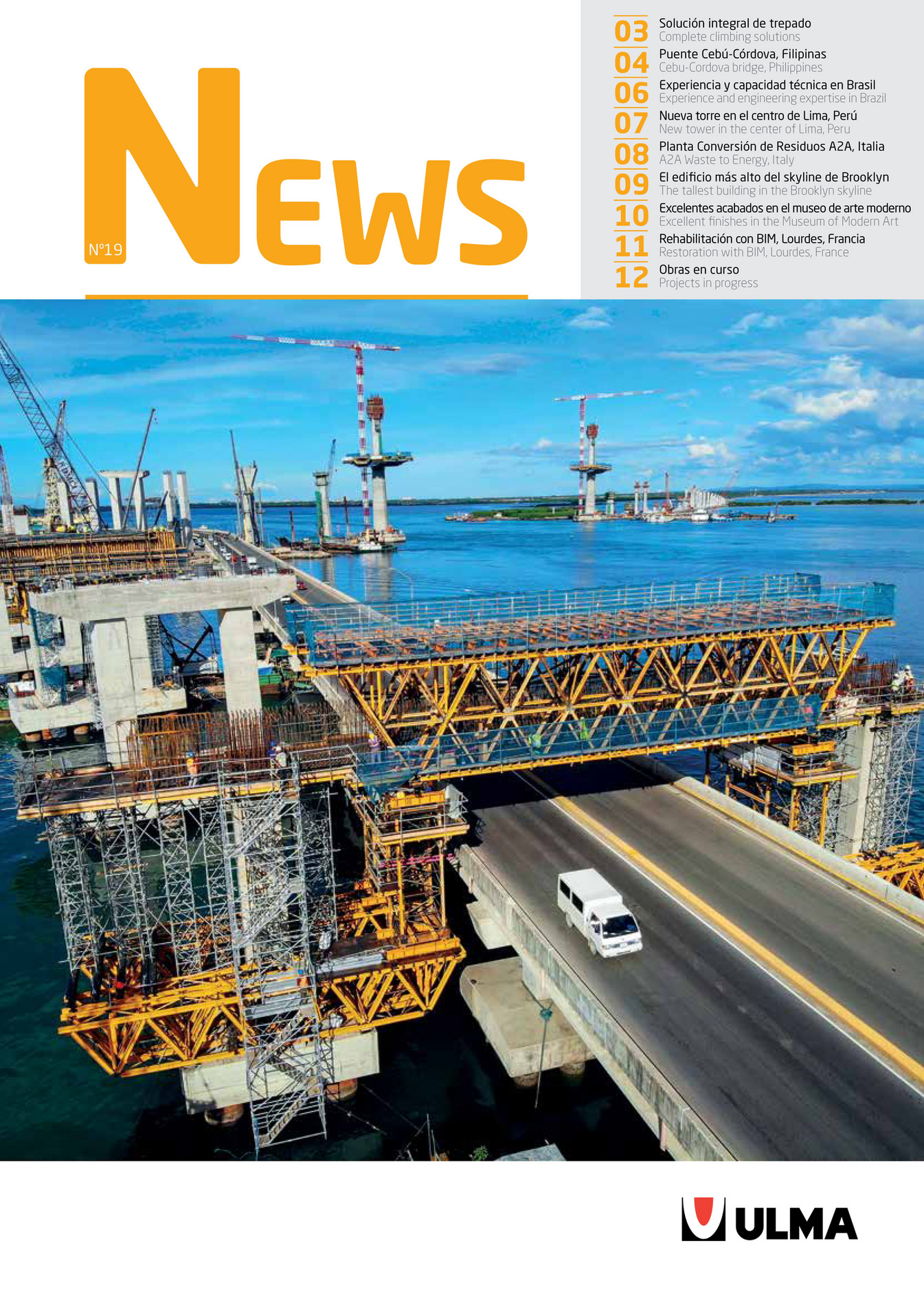 ULMA Construction Revista de Construcción NEWS nº 19 Página 1
