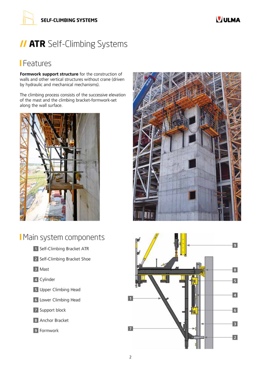 self climbing formwork system