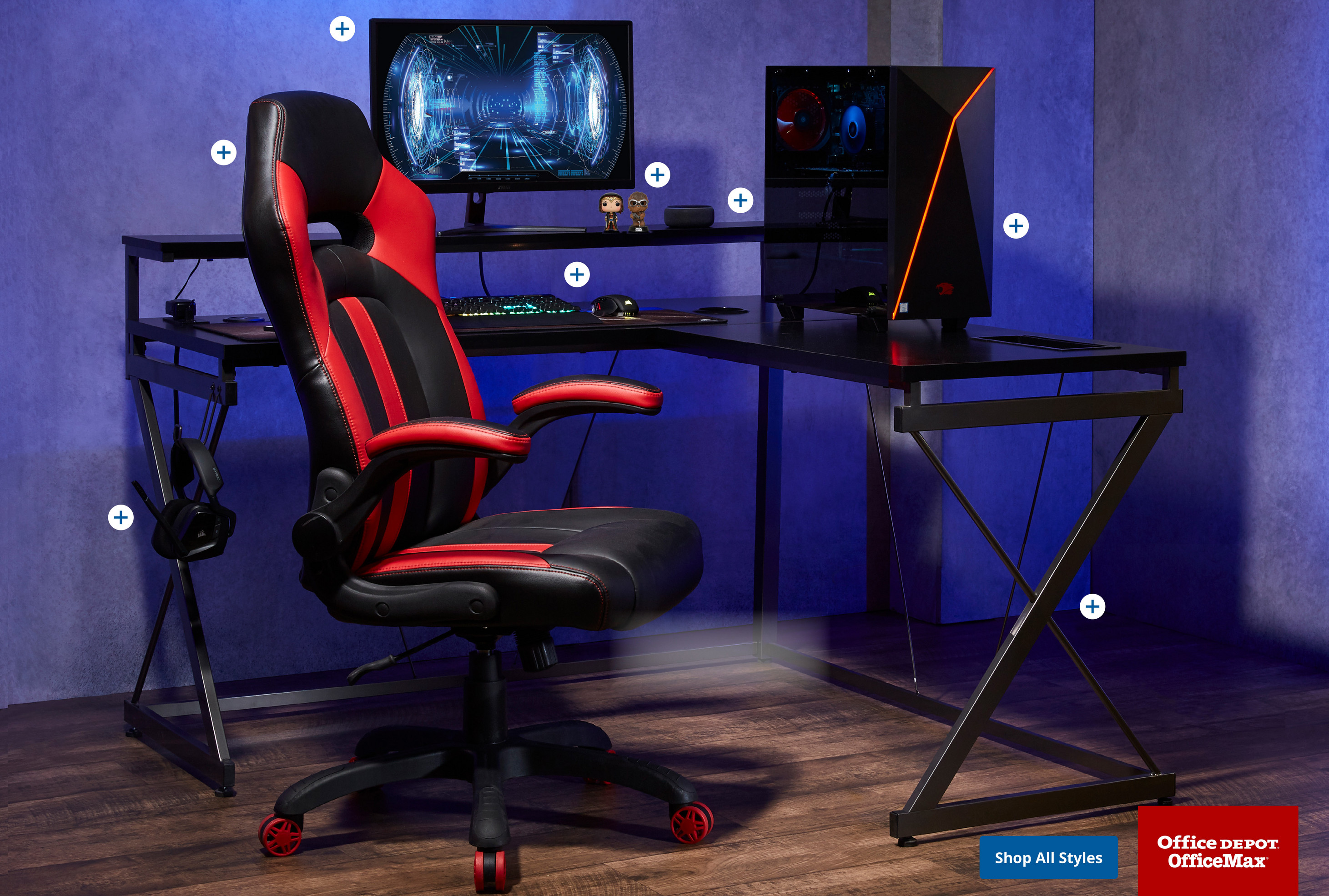 Office depot gaming chair in online store