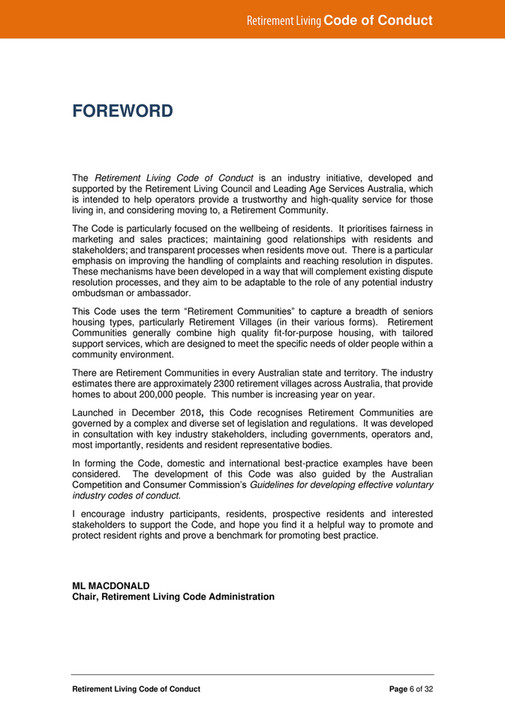 Goodwin - Retirement Living Code of Conduct - Page 5