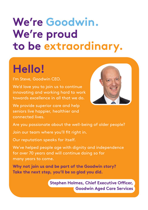 Goodwin Close Well Goodwin - Choose Goodwin as your next step - Page 1