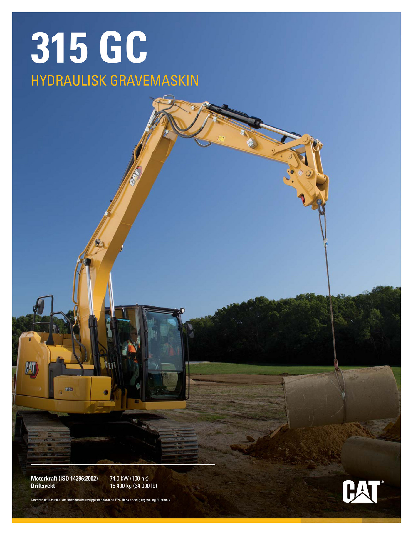 poncat Cat 315 GC Side 1