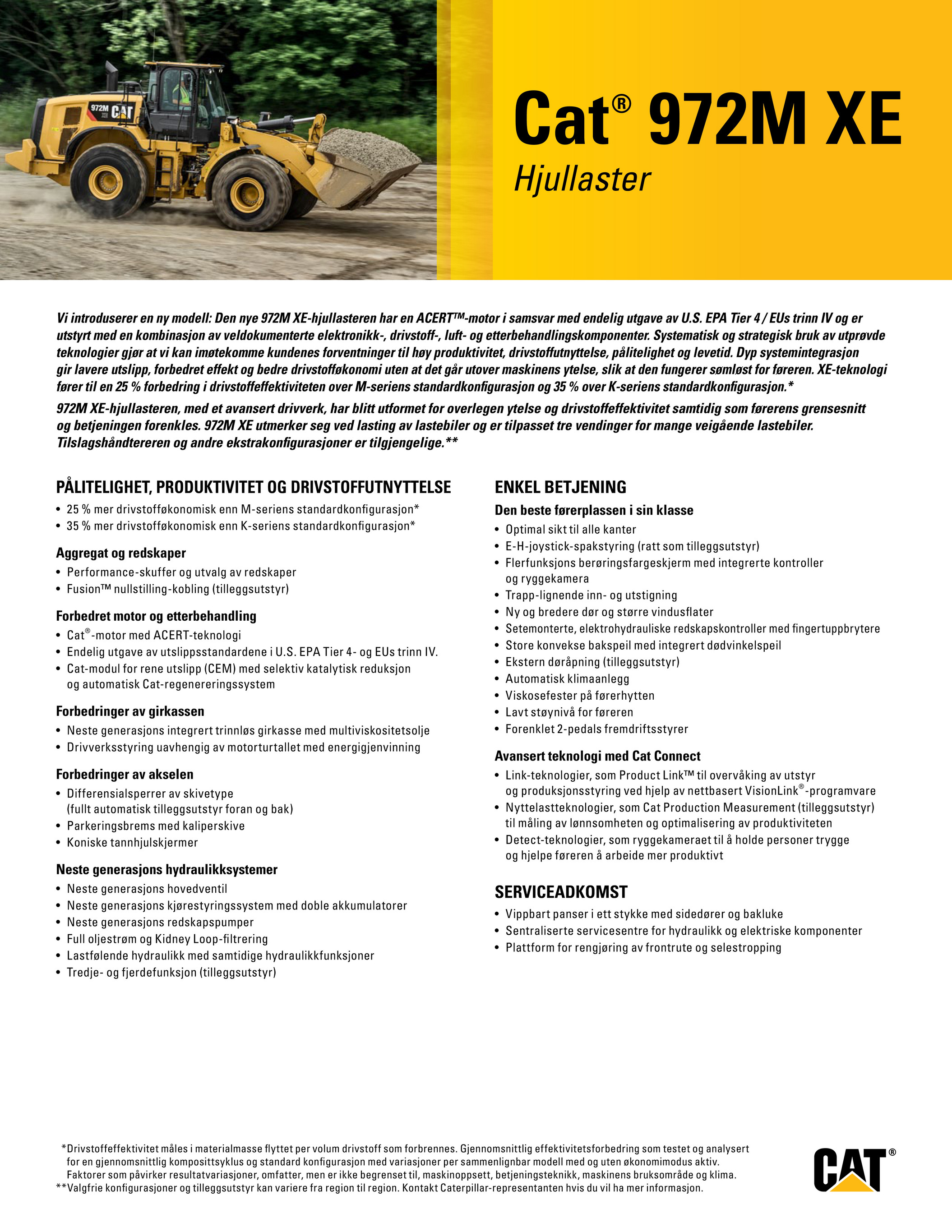 Pon Cat Anxq1719 00 Cat 972m Xe Wheel Loader Key Features And Benefits Eu Nacd Turkey Side 1