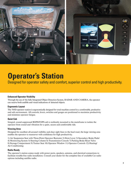 Operator Compartment Layout Zeppelin-cat - AEHQ5969-03 785D - Side 4-5