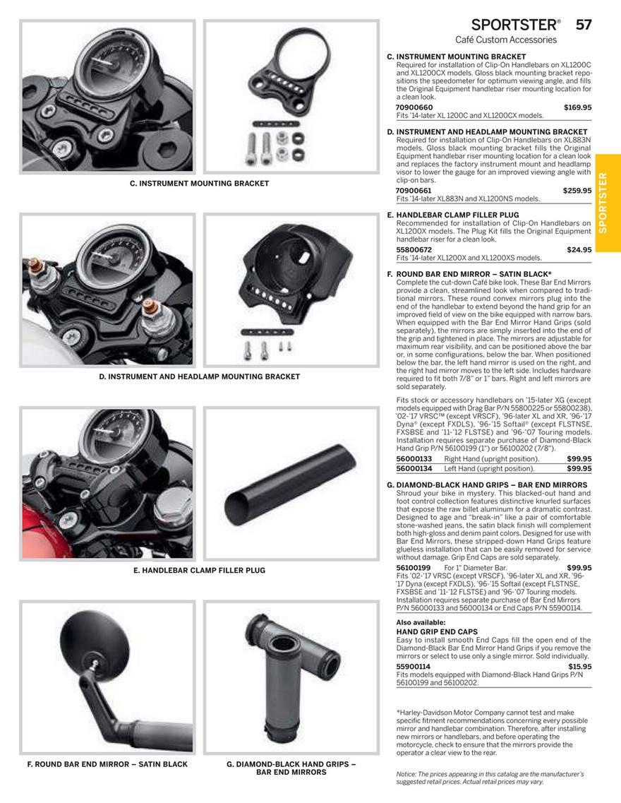 Harley-Davidson - catalog-motor-parts-accessories-2019 - Page 44-45