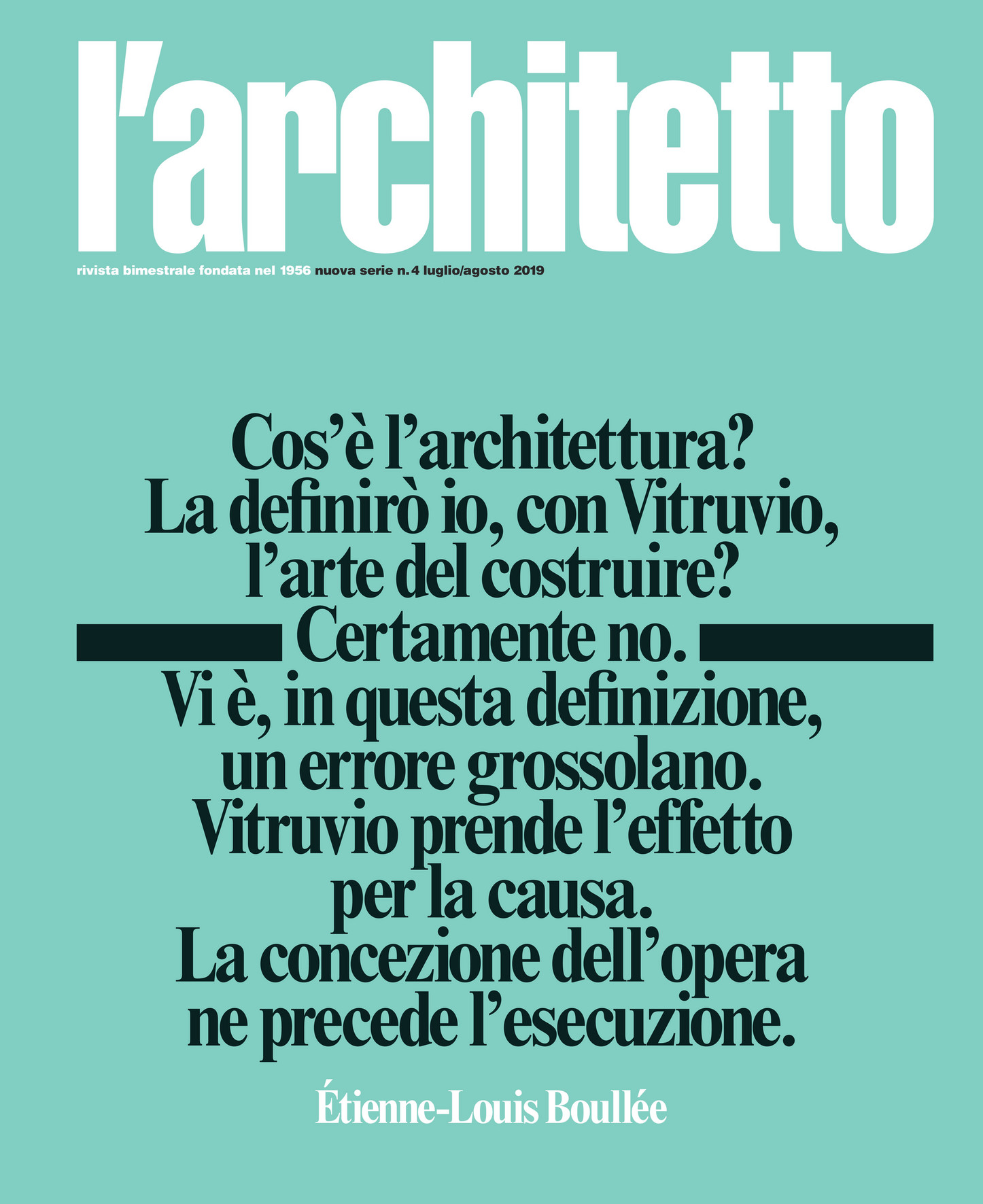 l'architetto n.4 Pagina 1