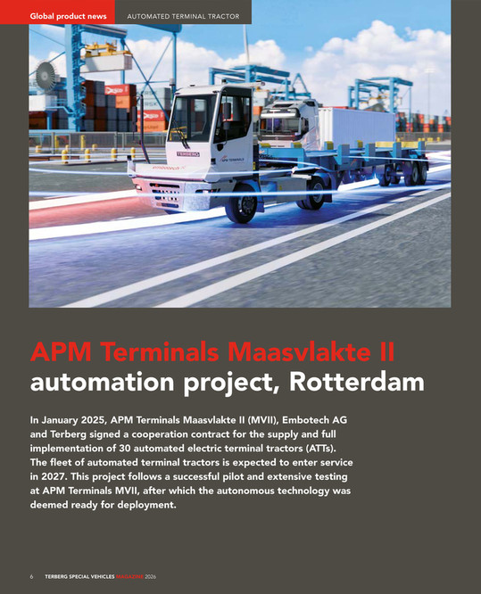Royal Terberg Group - Terberg Special Vehicles Magazine 2026 EN - Page 6-7