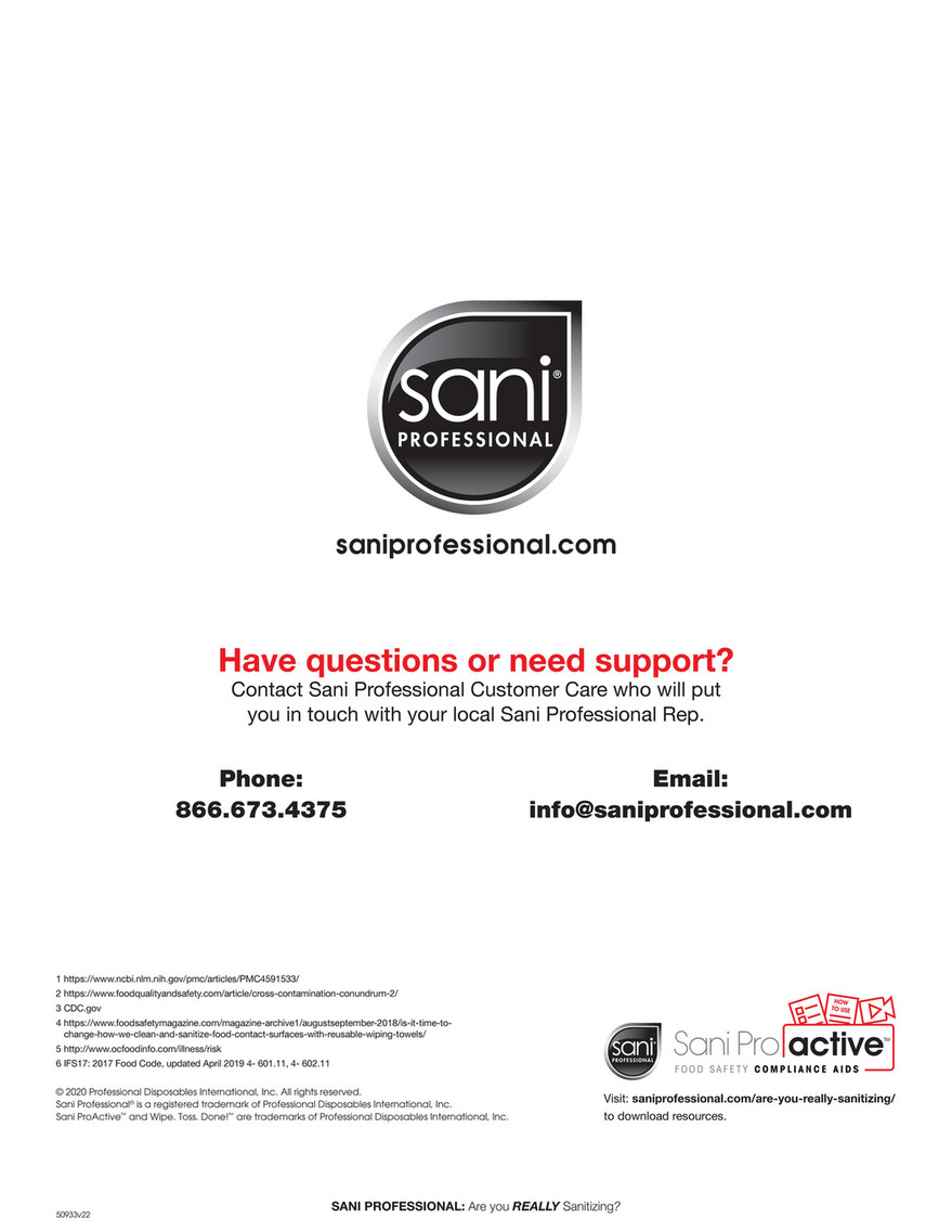 My Publications Sani Professional Sanitizing Ebook Page 6 7