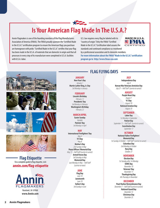 My publications - Apollo Flags 2022 Catalog - Page 2-3