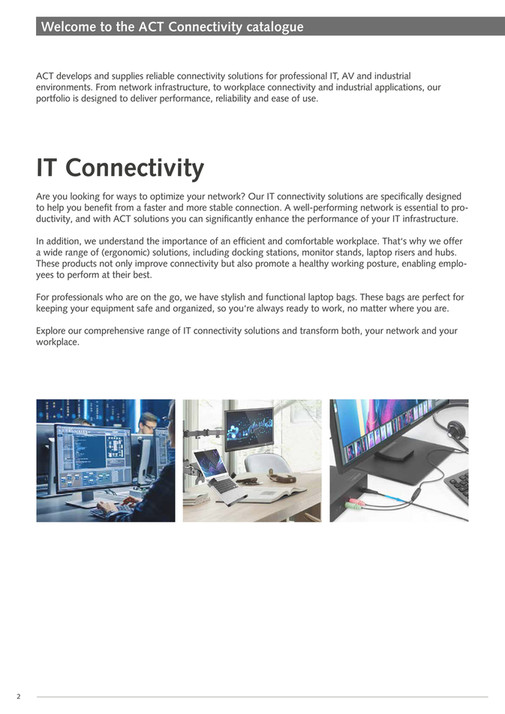 ACT Connectivity catalogue 2026 EN - Page 1