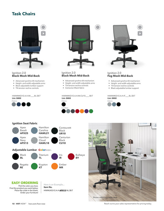 HON NOW Quickship Page 1011