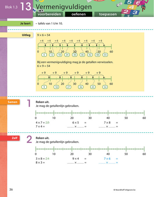 Basisonderwijs Leerboeken Getal Ruimte Junior Groep 5 Leerboek Blok 1 En 2 Page 36 37