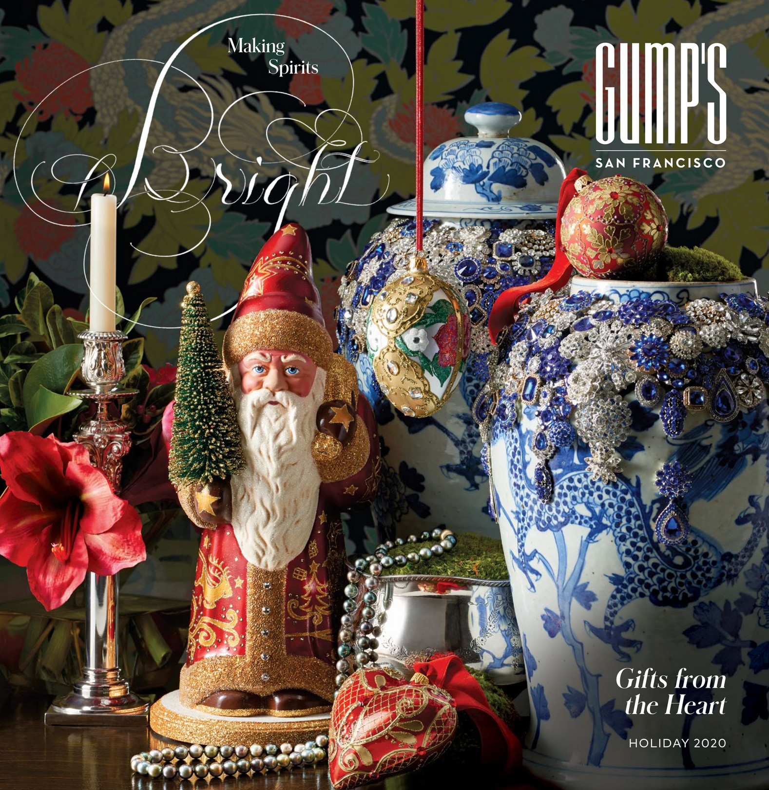 Gump's San Francisco Holiday 2020 Catalog Page 1