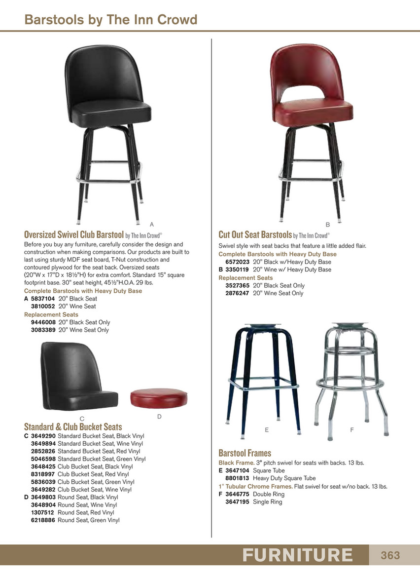 the inn crowd bar stools