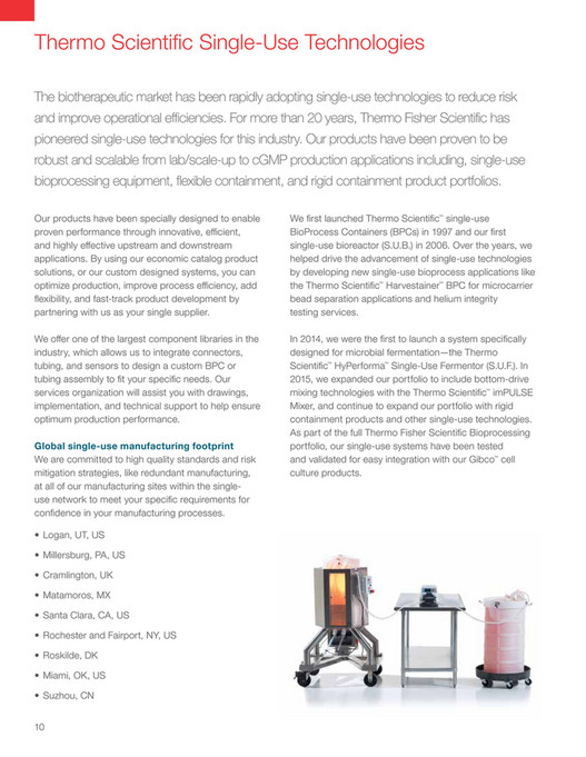 Thermo Custom Injection Program Thermo Fisher Scientific - BPD-Product-Capabilities-Catalog - Page 8-9