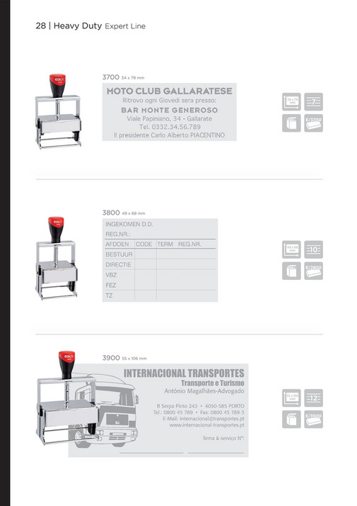 Produktbild von Colop Expert 3700 – 79x34 Mm, 7 Zeilen, Personalisierte Stempelplatte Von STEMPELGIGANT