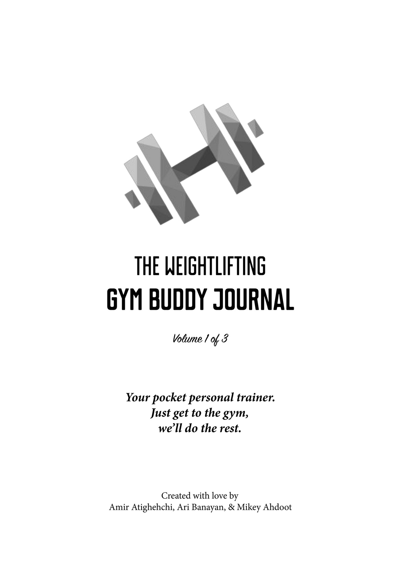 Habit Nest Journal Previews Weightlifting Journal Volume 1 Preview 
