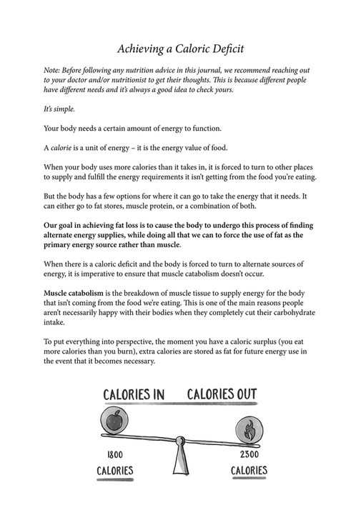 Habit Nest Journal Previews Bodyweight Home Workout Journal Preview