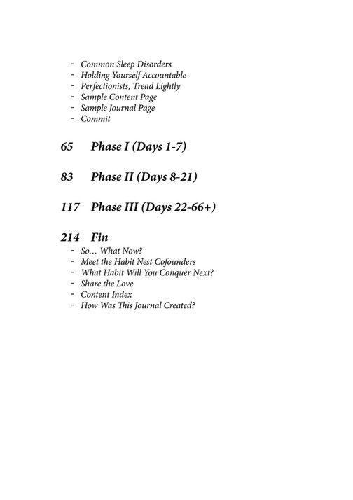 Habit Nest Journal Previews Sleep Sidekick Journal Abridged PDF