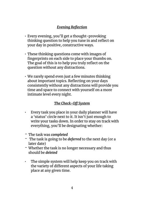 Habit Nest Journal Previews - Daily Planner Abridged - PDF - Page 6-7