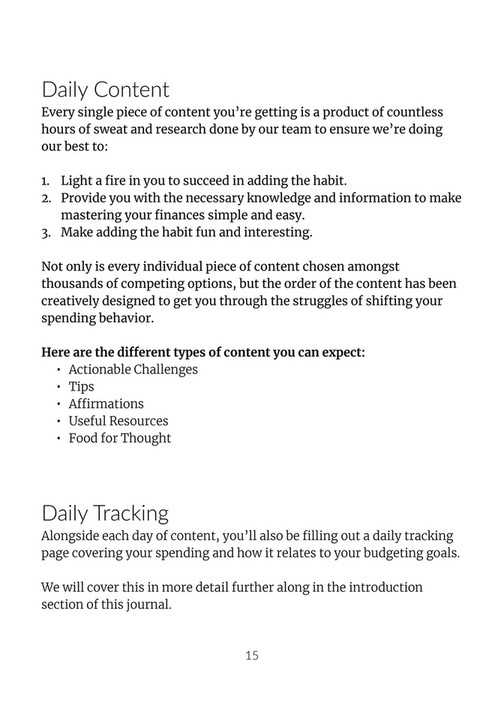 Habit Nest Journal Previews Budgeting Sidekick Journal VOL1 Abridged