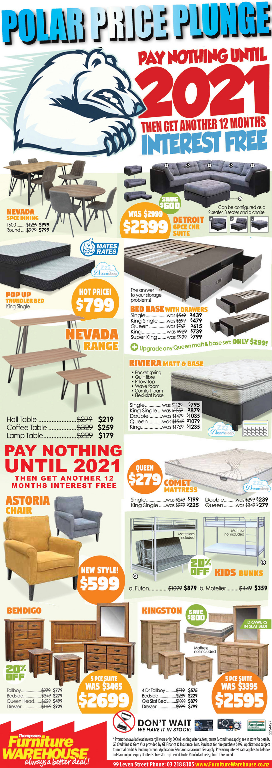 Thompsons Furniture Warehouse Whats On Page 1