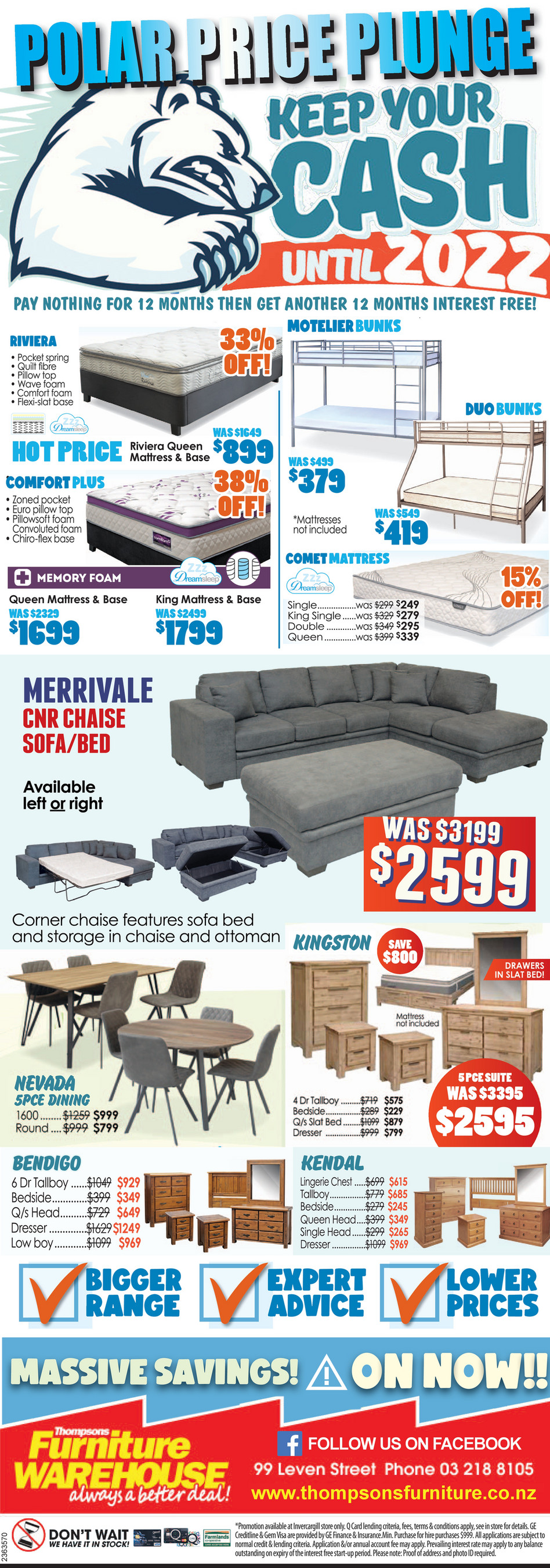 Thompsons Furniture Warehouse Whats On Page 1