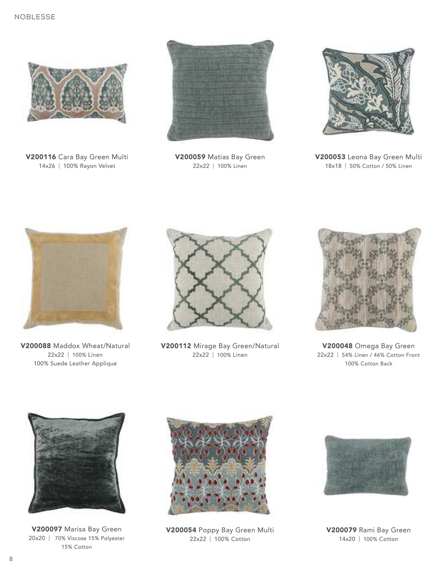 Villa pillows store