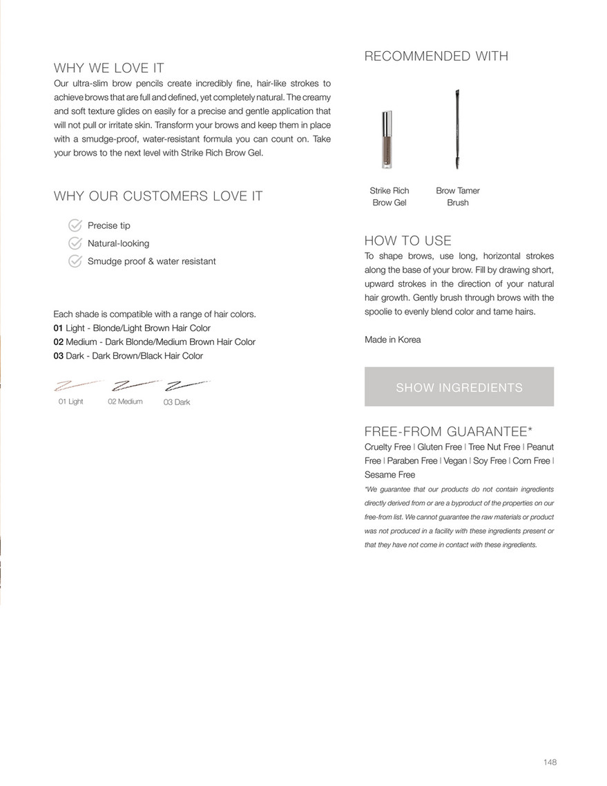 Limelife by Alcone North American (EN) - LimeLife By Alcone 2021 Product  Information Guide - Strike Rich Brow Gel