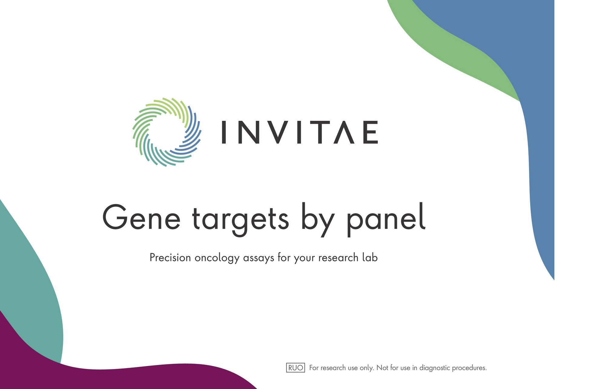 Invitae B151 Gene_Target_Brochure Page 1