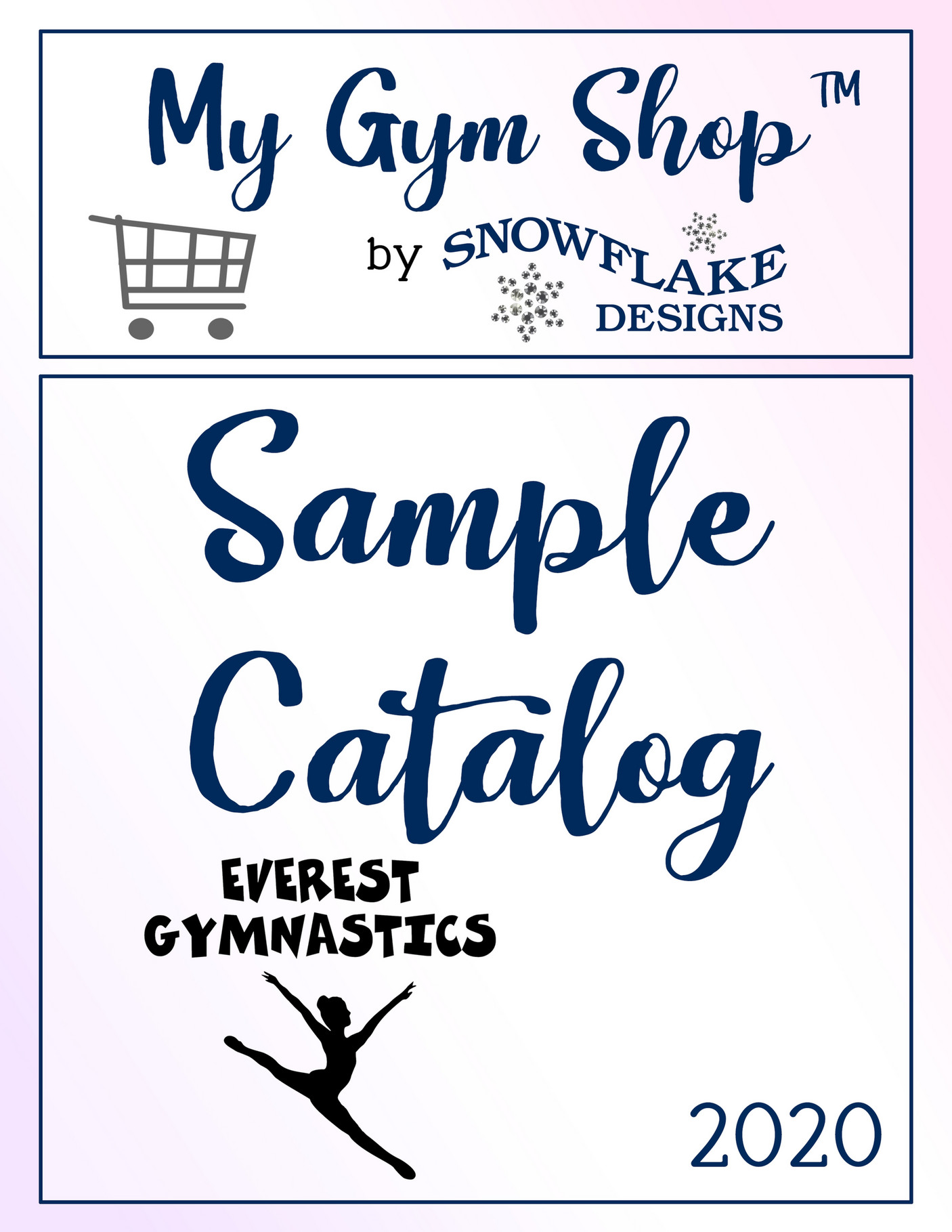 Snowflake Designs Sample Catalog Everest Gymnastics Page 1