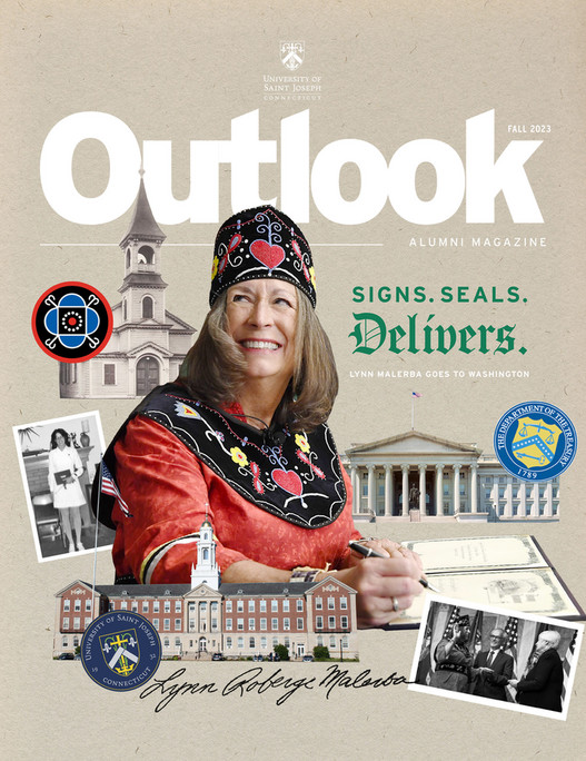 University of Saint Joseph Outlook Alumni Magazine Fall 2023 Page 1