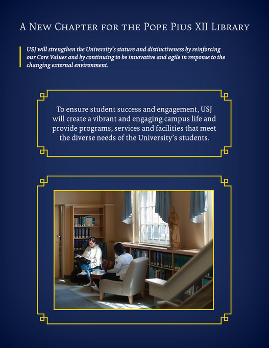 University of Saint Joseph Pope Pius XII Library Case Statement 2024