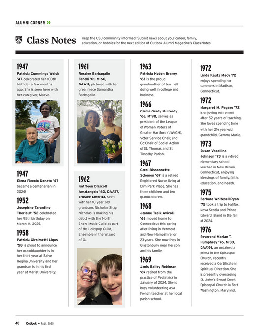 Outlook Alumni Magazine - Fall 2025 - Page 44-45