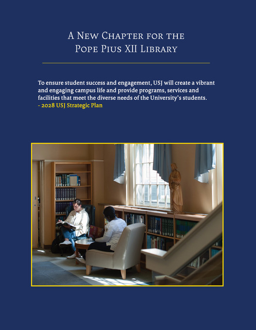 Usjp Library University of Saint Joseph - IA_Library Case Statement_F25-Final6 - Page 1