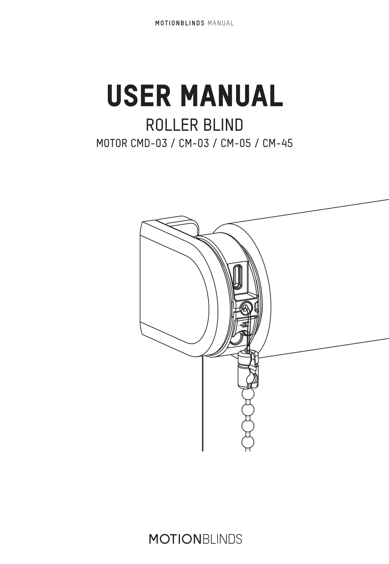 Motionblinds Manual User MOTION CMD 03 CM 03 CM 05 CM 45 Bluetooth 