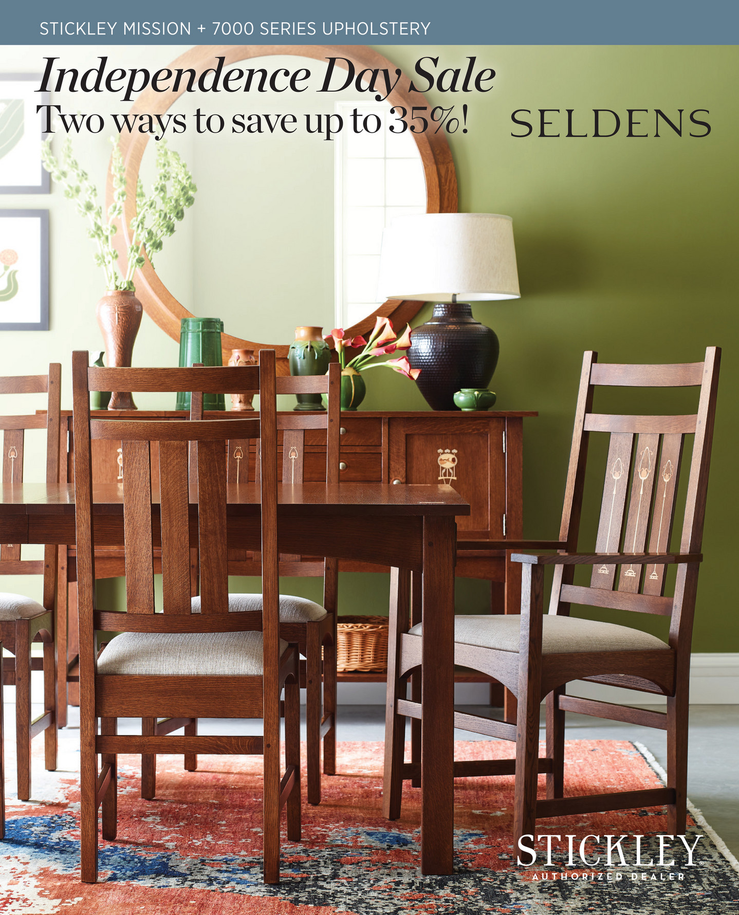 Seldens Designer Home Furnishings Stickley Independence Day 2022