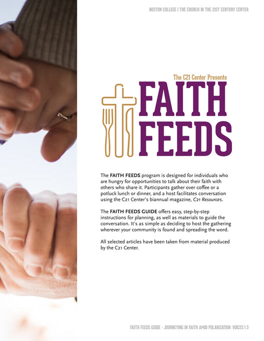 Boston College - Faith Feeds Guide: Journeying in Faith Amid ...