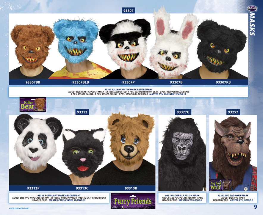 Fun Furry Bear Mask