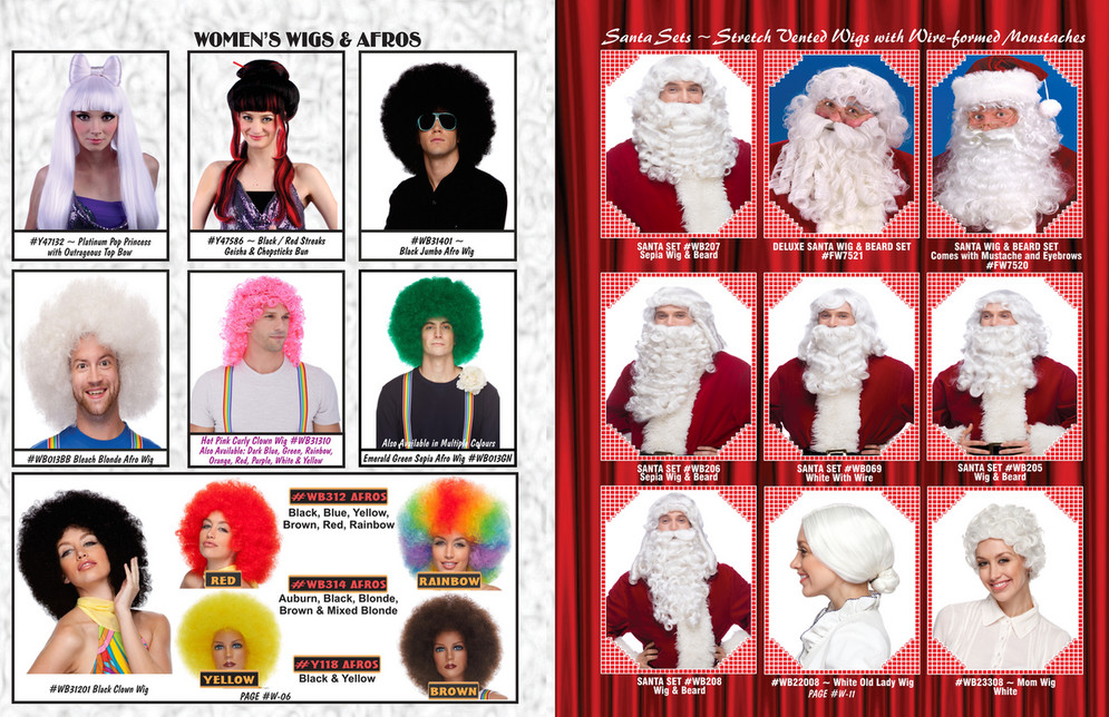 novelty wigs