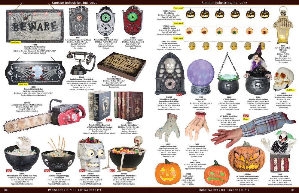 SKS Novelty Co. 2022 Sunstar Catalog Page 4