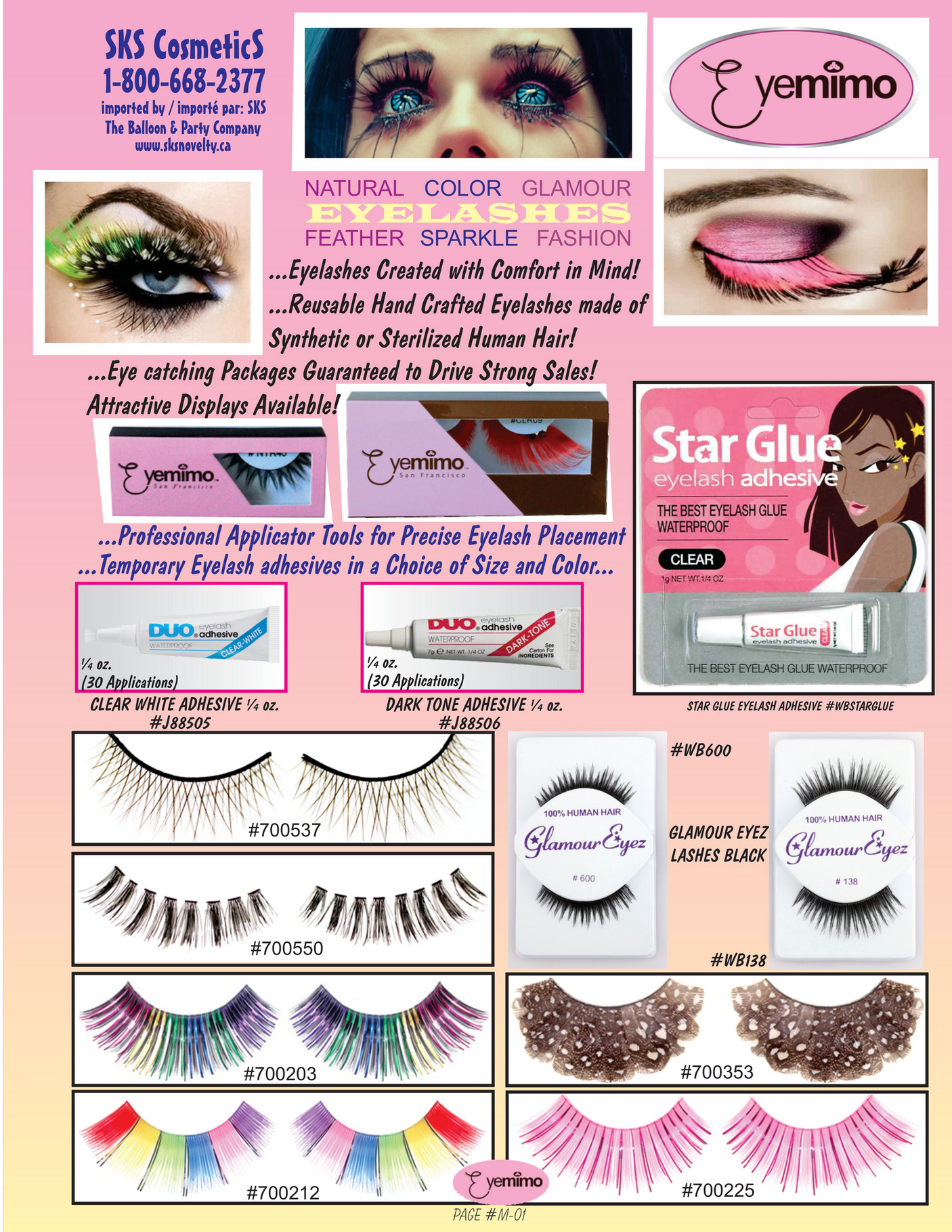 SKS Novelty Co. 2022 Makeup Page 1