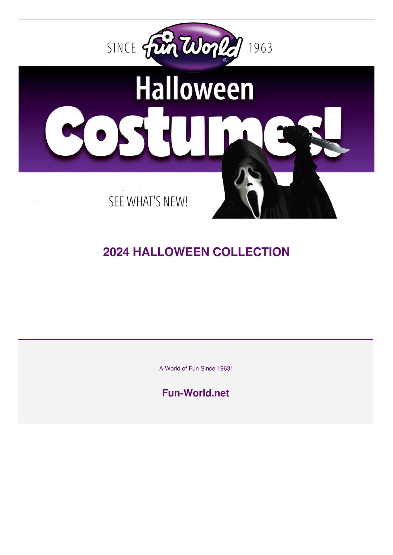 SKS Novelty Co. 2024 Fun World Costumes Page 1