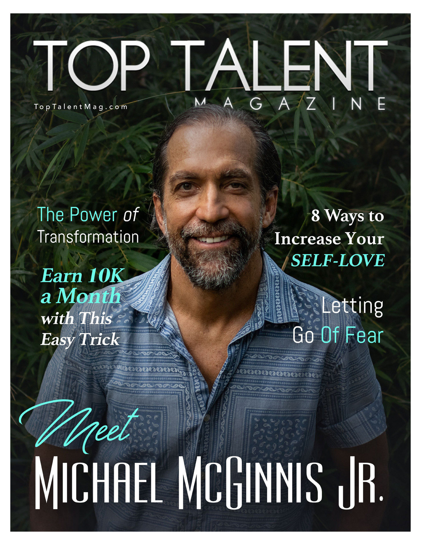 Top Talent Magazine Featuring, author, Michael McGinnis Jr. Page 1
