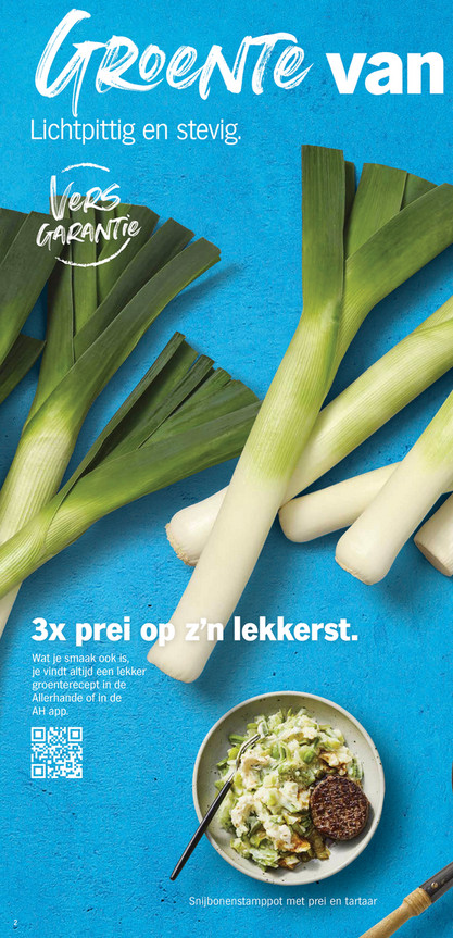 3x prei op z'n lekkerst.