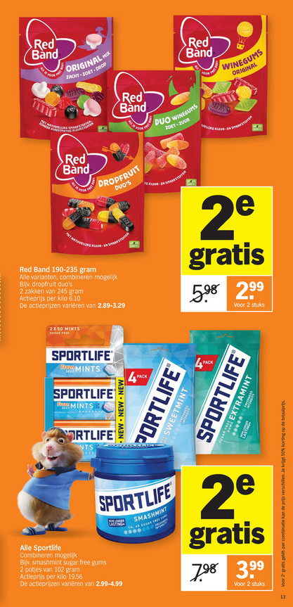 Red Band 190-235 gram