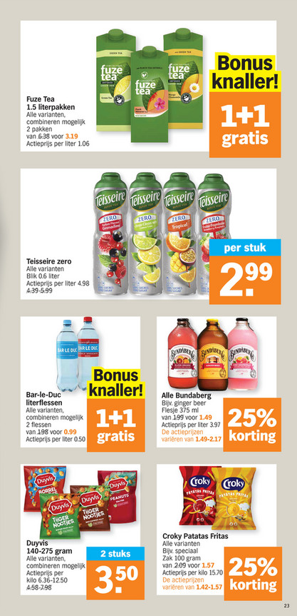 Fuze Tea 1.5 literpakken