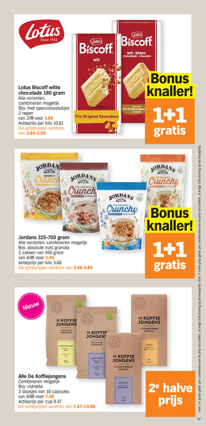 Lotus Biscoff witte chocolade 180 gram